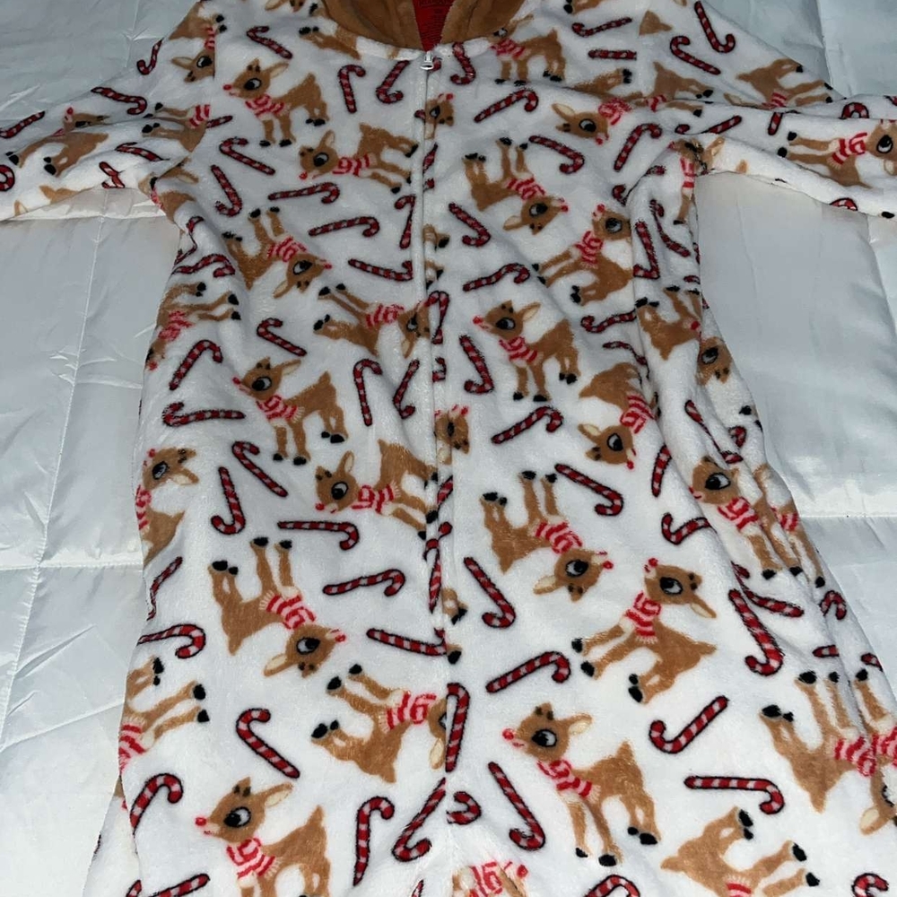 Zip Up Rudolp Onsie